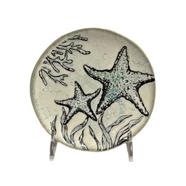 by Design Chesapeake Bay Blue Crab Appetizer Plates Set of Four 6" Plates