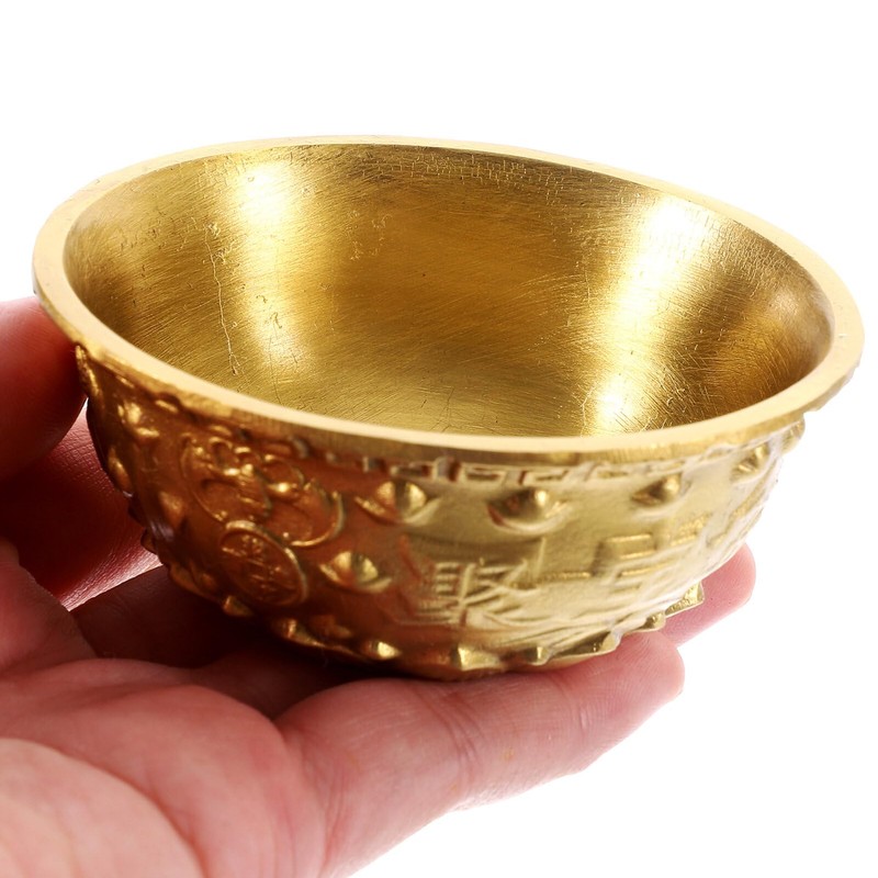 cabilock Brass Cornucopia Bowl Feng Shui Treasure Basin Wealth Prosperity