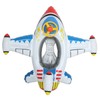 Inflatable Airplane Swimming Ring Inflated Plane Swim Float Seat with