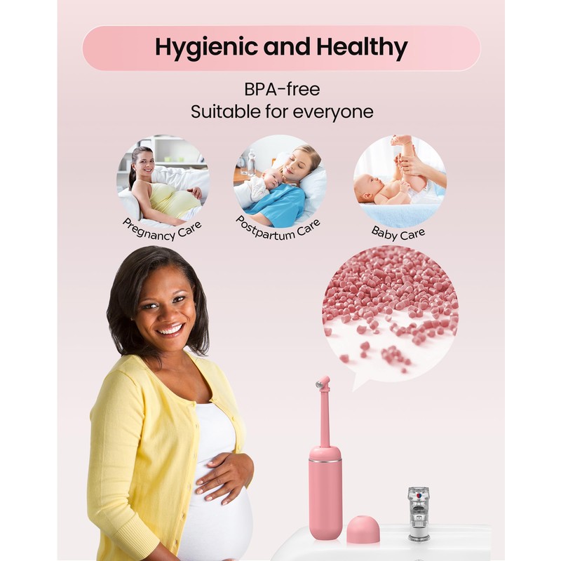 Peri Bottle for Postpartum/Perineal Care,Manual Handheld Portable Bidet for Feminine