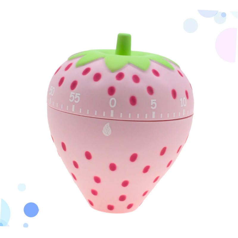 Ciieeo Strawberry Design Kitchen Timer Creative Mechanical Countdown Alarm Clock