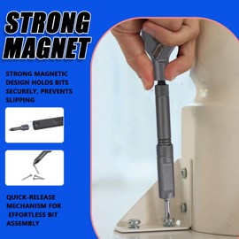 42 in 1 Magnetic Screwdriver Set, Ratcheting Screwdriver Set with Portable Case, S2 Steel Multi-Bit Magnetic Driver with T Handle, Compact Repair Tool Kit for Electronics, Computer, Furniture & DIY