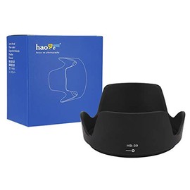 Haoge Bayonet Lens Hood for Nikon Nikkor AF-S 16-85mm f3.5-5.6G ED VR DX and Nikon Nikkor AF-S 18-300mm f3.5-6.3G ED VR DX Lens Replaces Nikon HB-39