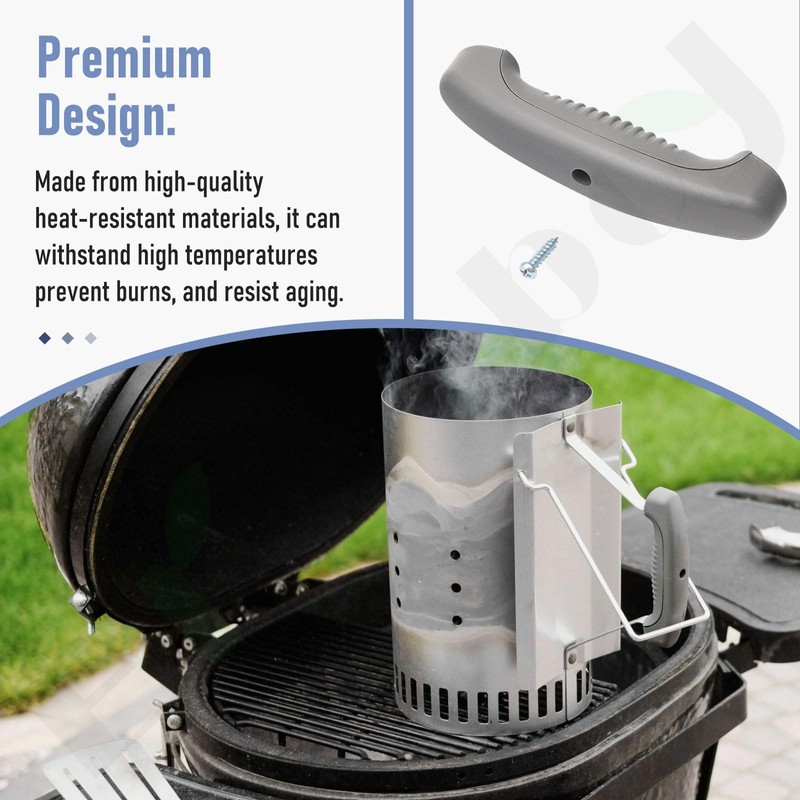 Braveboy Upgraded 80672 Charcoal Grill Tool Handle Compatible with Weber