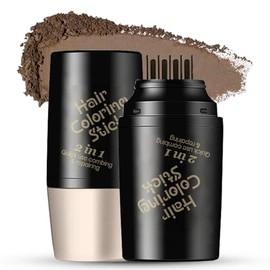 2 in 1 Instant Hair Colour Stick with Applicator,Sweat-Proof Hair Dye Stick for Gray Hair Coverage,Portable Hair Concealer for Women & Men