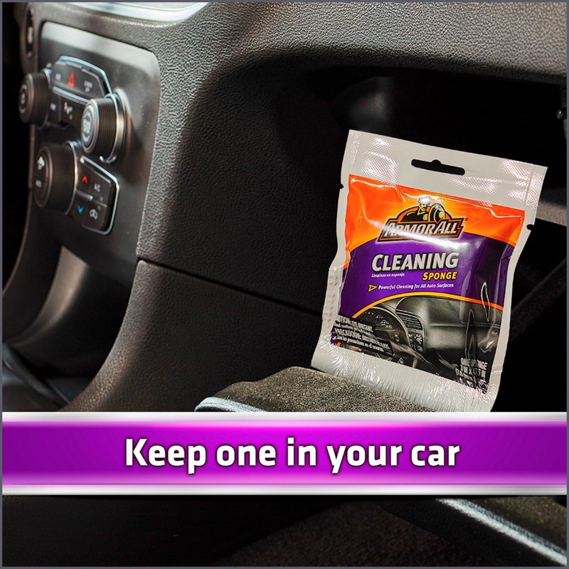 Armor All Cleaning Car Sponge, Car Wash Supplies for Cars,