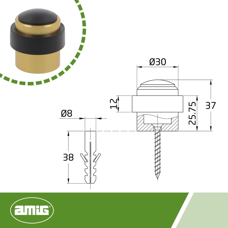 Amig - Door Stop | Foot Controlled | Easy Installation