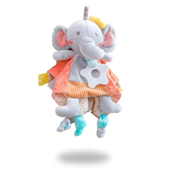 EAQ Baby Comforters baby blanket soft baby toys for Newborn baby girl gift boys best gifts (Elephant)