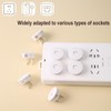 4 pcs 2 in 1 Reliable Child-Proof Outlet Covers and