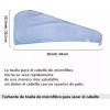 Molin Toalla De Cabello Para Secado Rápido Turbante