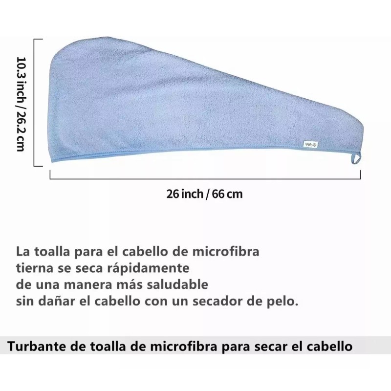 Molin Toalla De Cabello Para Secado Rápido Turbante
