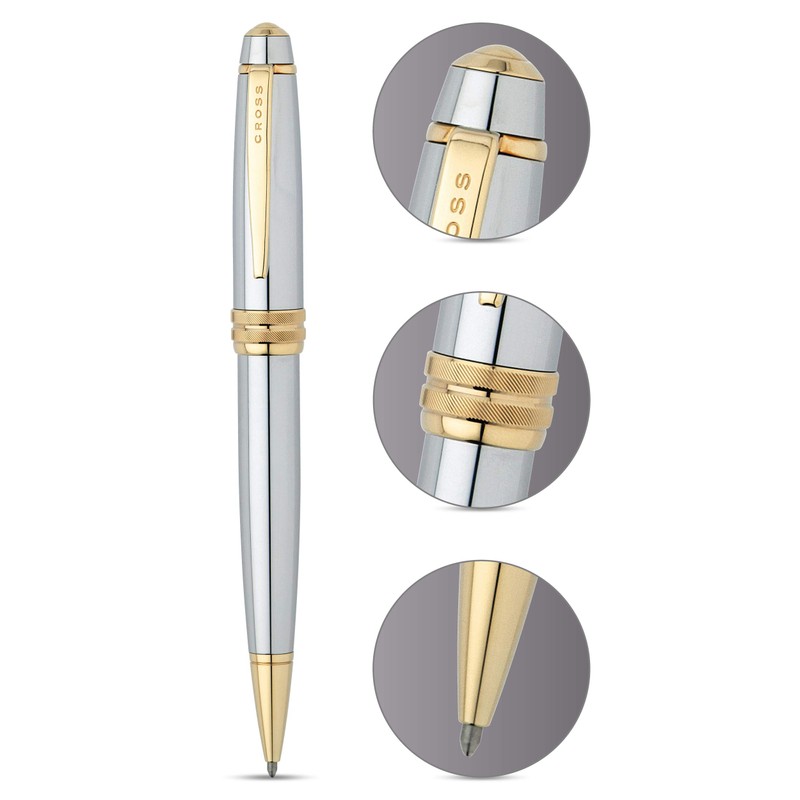 Cross AT0457-6MS Bailey Ballpoint Pen and Fountain Pen Gift Set