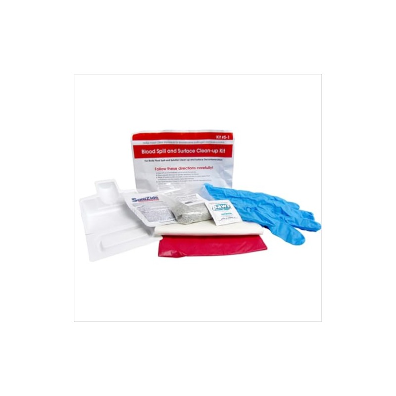 BLOOD SPILL CLEAN UP KIT, 12/CS