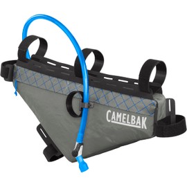 CamelBak M.U.L.E. Bikepacking Waterproof Triangle Frame Pack - Includes 2L Quickstow Hydration Reservoir Bladder, Small