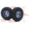 hobbysoul Heavy Adjustable Offset 1/24 Wheels and Tires, Negative Offset