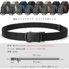 LionVII Belt, Men's, Extendable, Auto Lock, Nylon, Stretchable, No Holes,