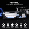 EPOMAKER X Aula F108 PRO Wireless Gaming Keyboard with Screen,