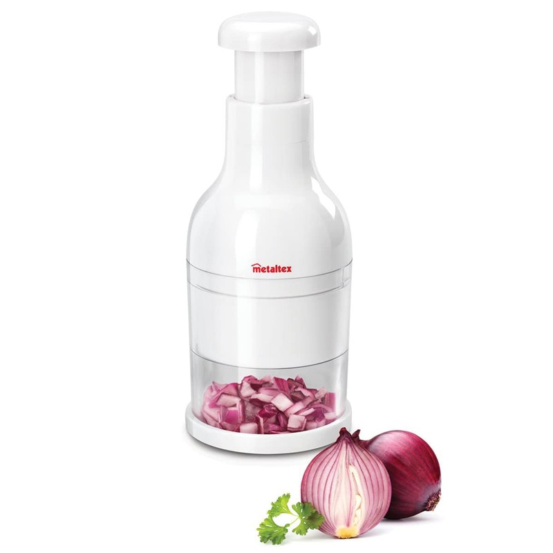 Metaltex Twist Vegetable/Onion Chopper, White