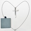 Self Defense Cross Necklace, 21 inch Chain, Stainless Steel Hidden