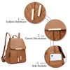 KKXIU Trendy Leather Backpack Purse for Women and Ladies Shoulder