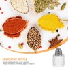 Kichvoe Small Salt and Pepper Shakers, Mini Glass Seasoning Jars
