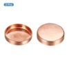 sourcing map Copper End Cap Pipe Welding Connection 42 mm