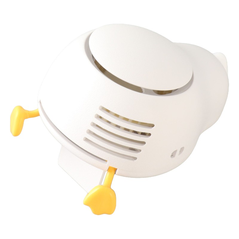 Hanging Neck Fan Adjustable Lanyard Cute Duck Cartoon Shape Hands