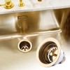 VARNAHOME 3-1/2 Deep Cup Kitchen Sink Drain Assembly, 304 Stainless