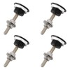 Pack of 4 Universal Aluminum Vehicle Hood Pins - License