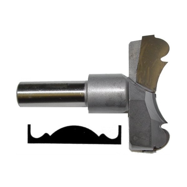Magnate 8013 Rosette Carbide Tipped Cutter - 2-1/8" Cutting Diameter;