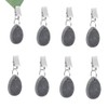 8Pcs Tablecloth Weights Hangers,Outdoor Tablecloth Weights, Tear Drop Marble tablecover