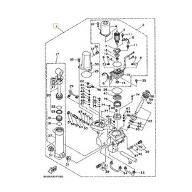 Rebuild Kit For Yamaha outboard 60 70 75 85 90HP trim tilt unit 6H1-12 6H1-15