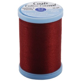 Coats & Clark S925-2820 Cotton Covered Quilting and Piecing Thread, 250-Yard, Barberry Red