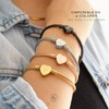 Clepsidra® Pulseras de mujer personalizadas con inicial. Accesorios y regalos