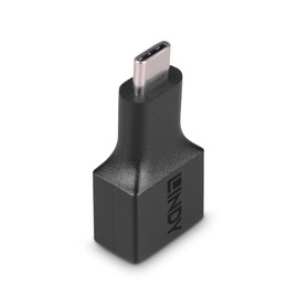LINDY 41899 USB 3.2 Type C Male to Type A Female Adapter - Black
