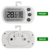 AITRIP 2 Pack Refrigerator Thermometer, Digital Freezer/Fridge Thermometer with Hook