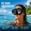 Snorkeling Diving Mask for Clear Underwater View – Anti-Fog Tempered