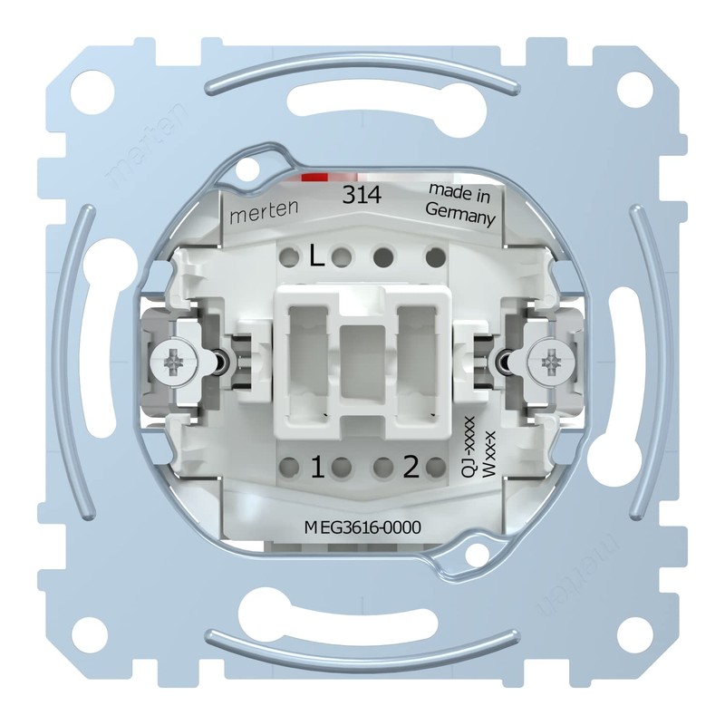 Merten MEG3616-0000 Two-way switch insert 1 pole, 16 AX, AC