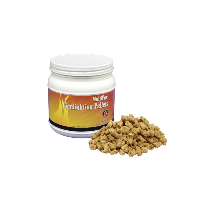 Meeco's Red Devil 417 MultiFuel Firelighting Pellets - Fast &