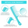 Funalix Wide Tooth Comb, Hairdressing Combs - Smooth, Durable and