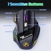 VEGCOO Wireless Gaming Mouse, Rechargeable Silent Wireless Mouse with 4800