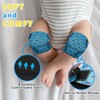 2 Pairs Baby Knee Pads for Crawling Adjustable Knee Pads
