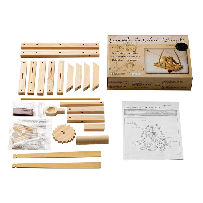 Fun Trading Leonardo Da Vinci 4117 Wooden Construction Kit Catapult