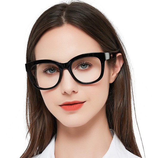 MARE AZZURO Oversized Bifocal Reading Glasses +2.0 Women Blue Light