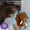 Warmies Plush Woolly Mammoth Microwavable Large, Weighted Heatable Plush Toy