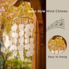 Remmdan Wind Chimes for Outside, Windchimes Outdoors, Capiz Shell Wind