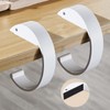 seOSTO Bag Hanger, Table Hook, Bag Hanger, 2 Pieces, Aluminum