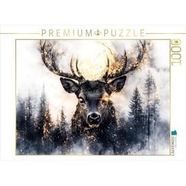 CALVENDO Puzzle The Dream Deer emerges from The Mist - Silent and Wonderful | Size