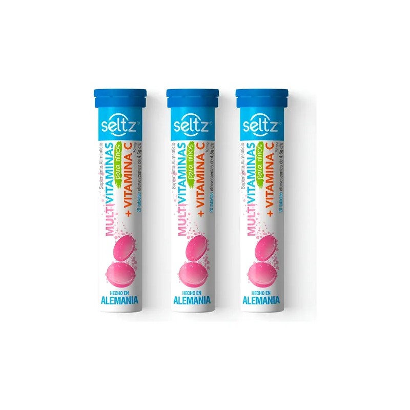 Multivitaminas Vit Niños Seltz Pack Tabletas Efervece