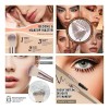 42 Pcs Brochas Maquillaje Profesional Esponjas Neceseres